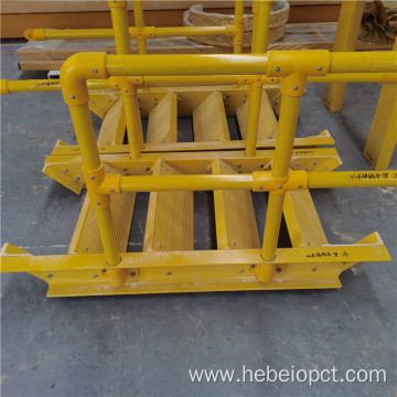 fiberglass FRP ladder handrail with all dimensions platform